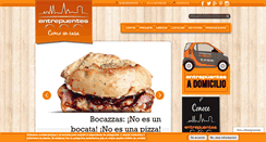 Desktop Screenshot of entrepuentesrestaurante.com